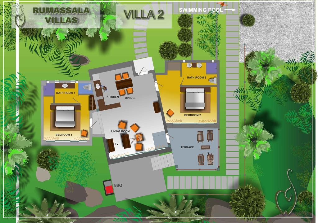 Rumassala Villas ウナワトゥナ エクステリア 写真